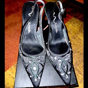 Nina - Alaura Rhinestone Slingback Pump